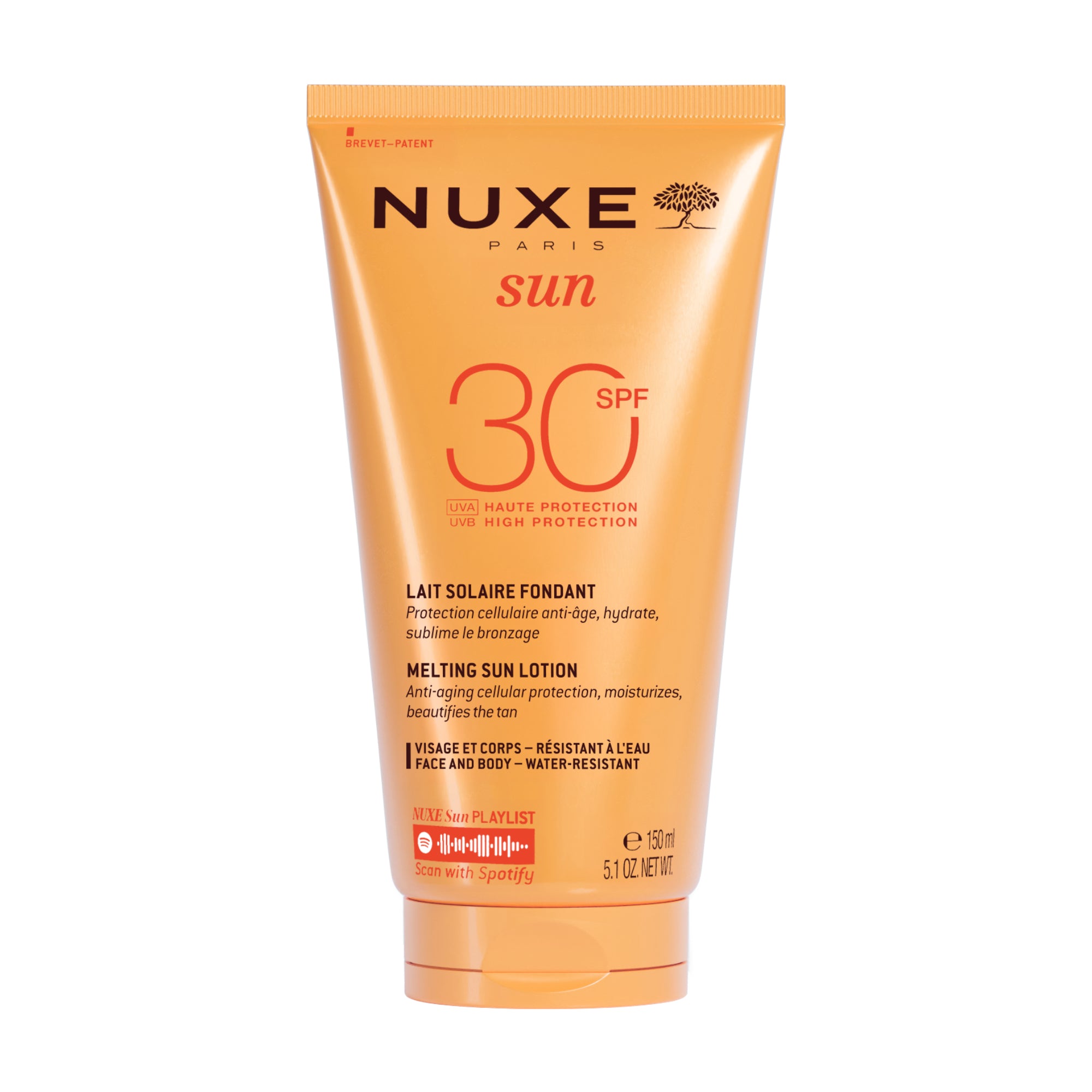 Latte solare fondente alta protezione SPF30 viso e corpo,