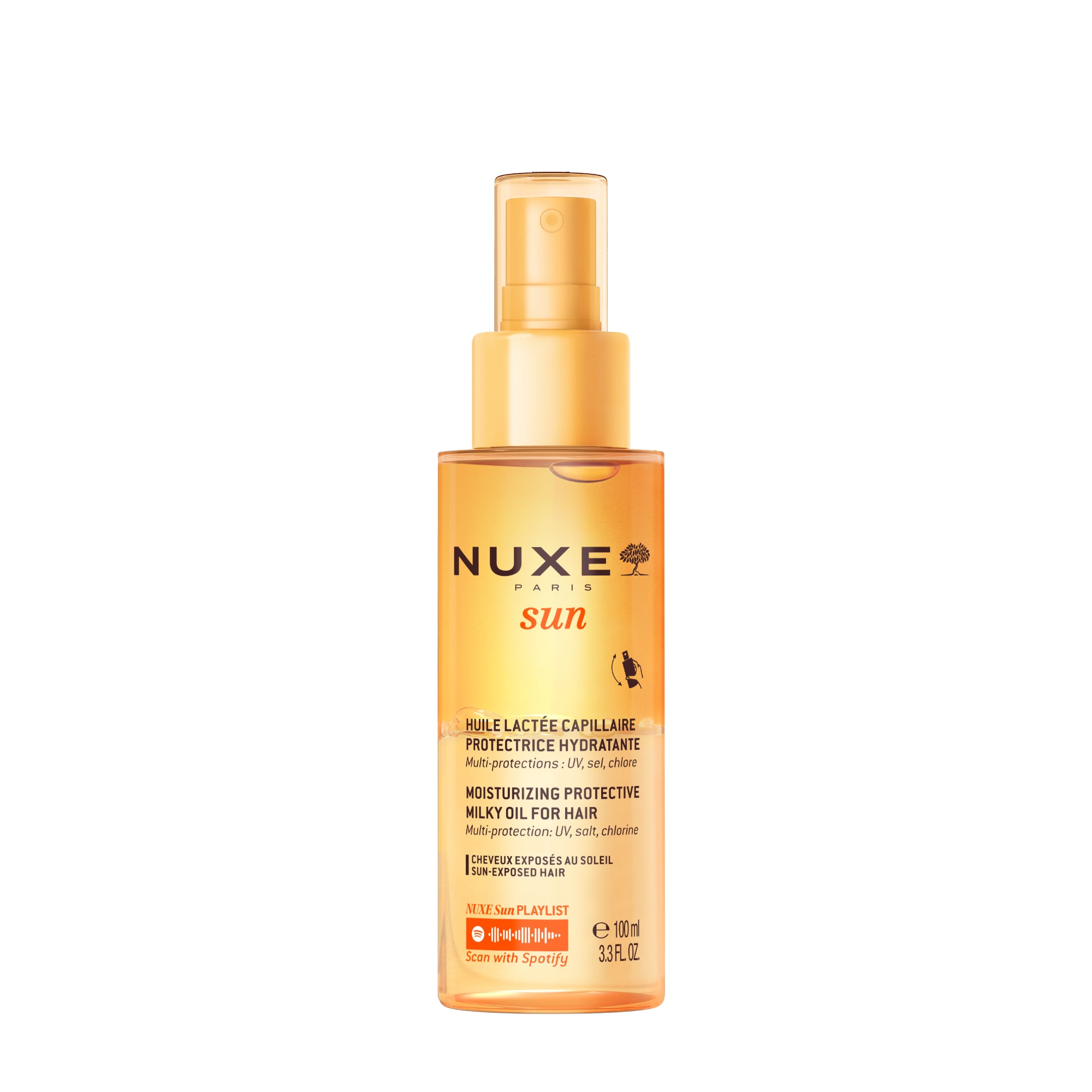 Olio latte per capelli protettivo idratante