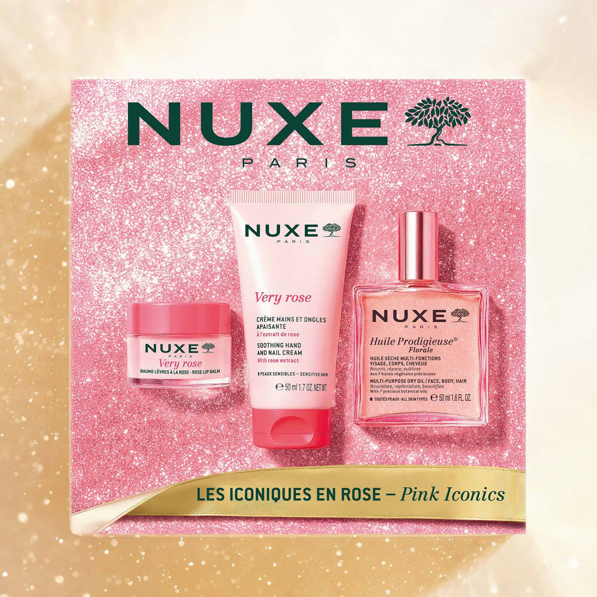 Cofanetto regalo Natale Gli Iconici rosa