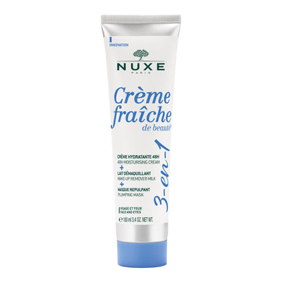 Crème fraîche de beauté® 3 - en - 1, Crème Hydratante 48h, Lait Démaquillant, Masque Repulpant - NUXE