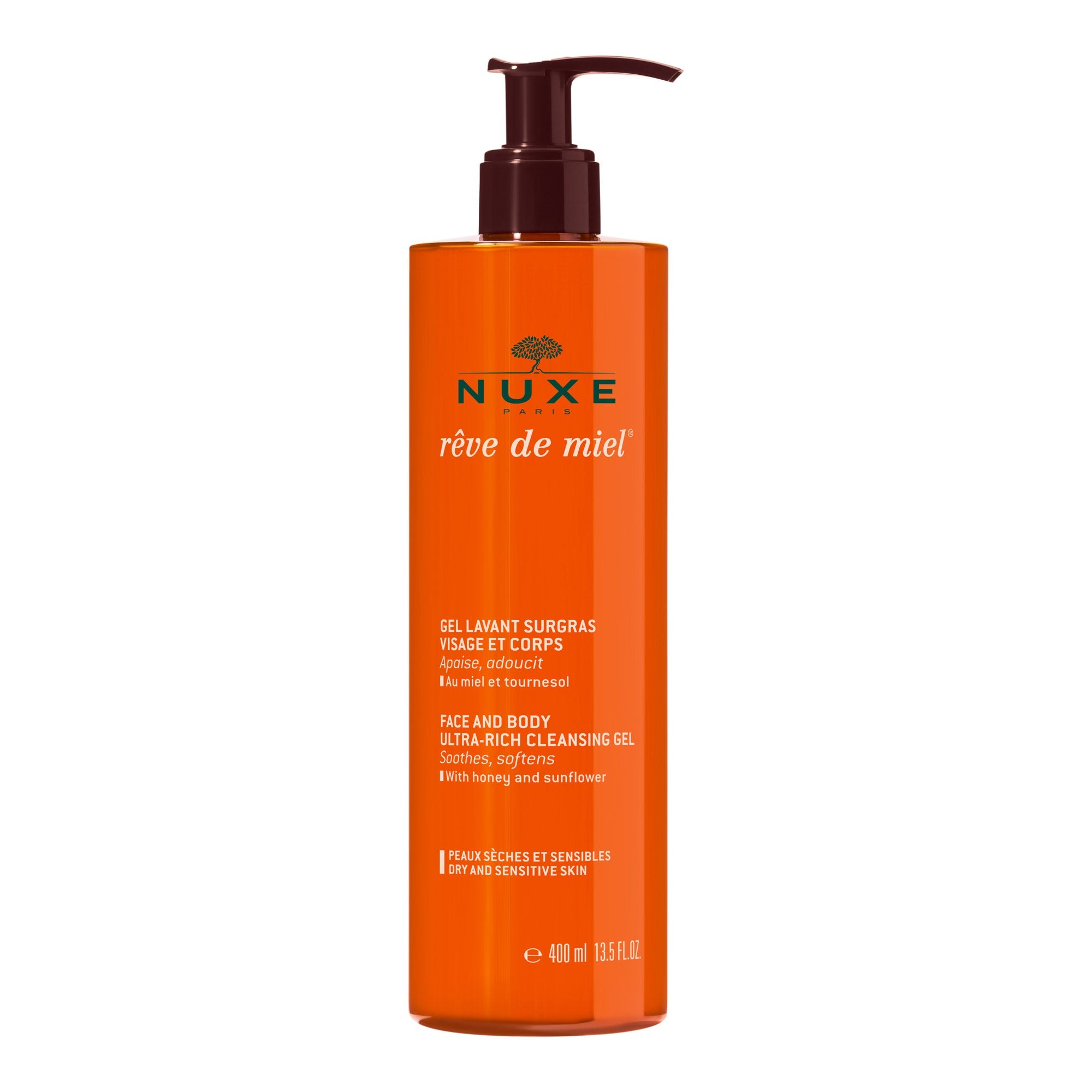 Gel lavant surgras visage et corps - NUXE