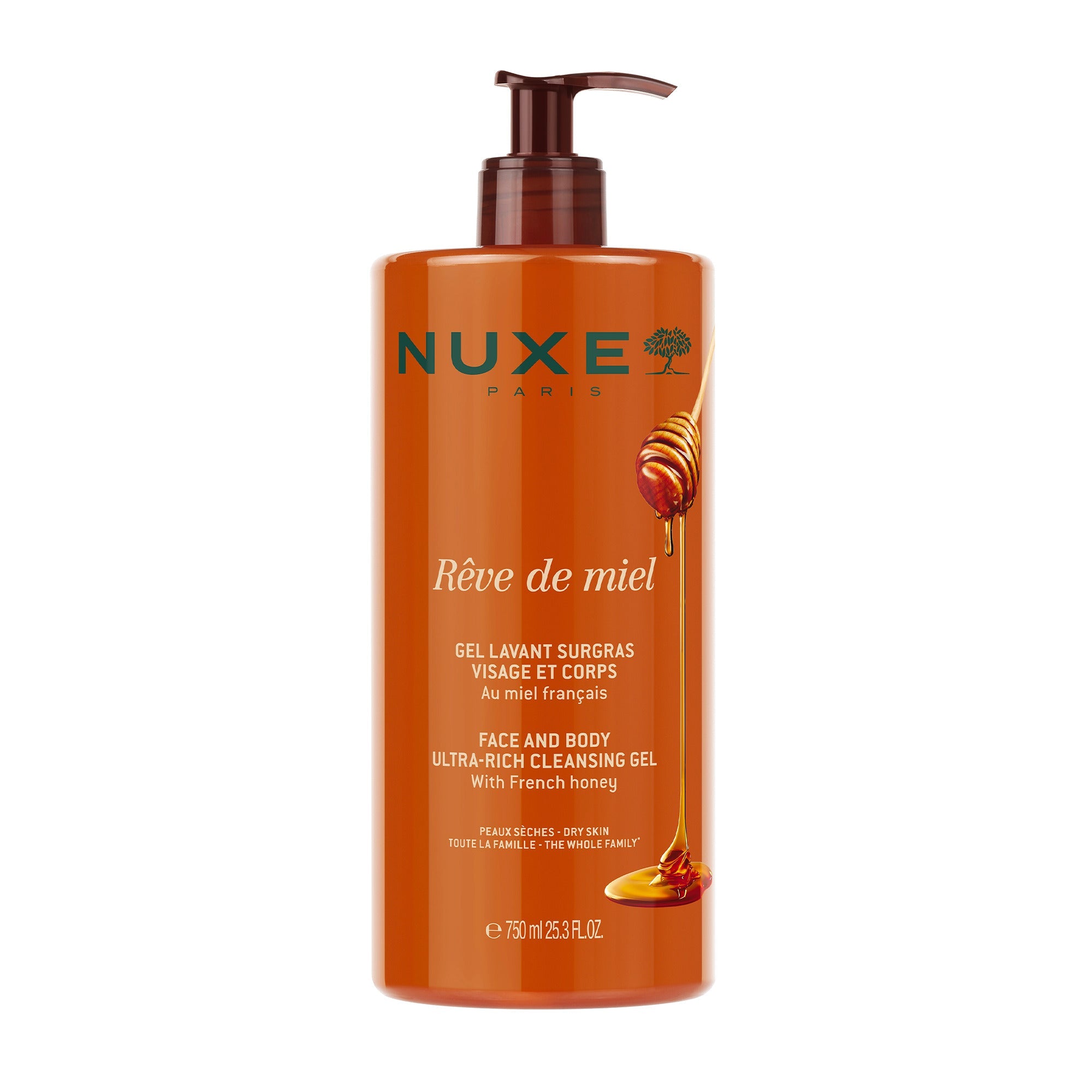 Gel lavant surgras visage et corps - NUXE